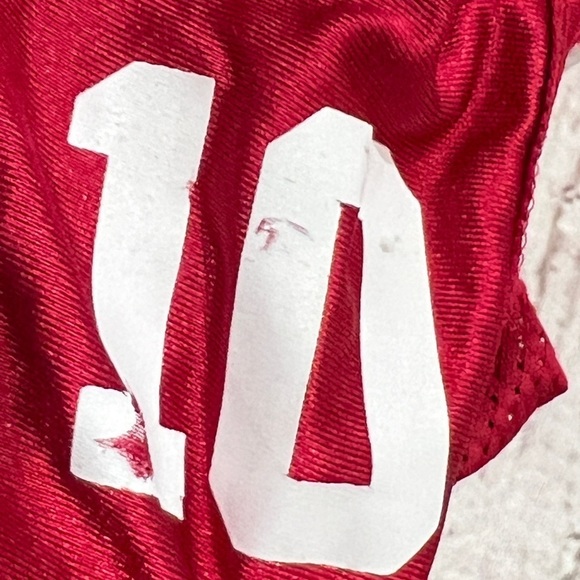 Boys Kids Eli Manning New York Giants NFL Football Red Sports Jersey - Picture 5 of 8